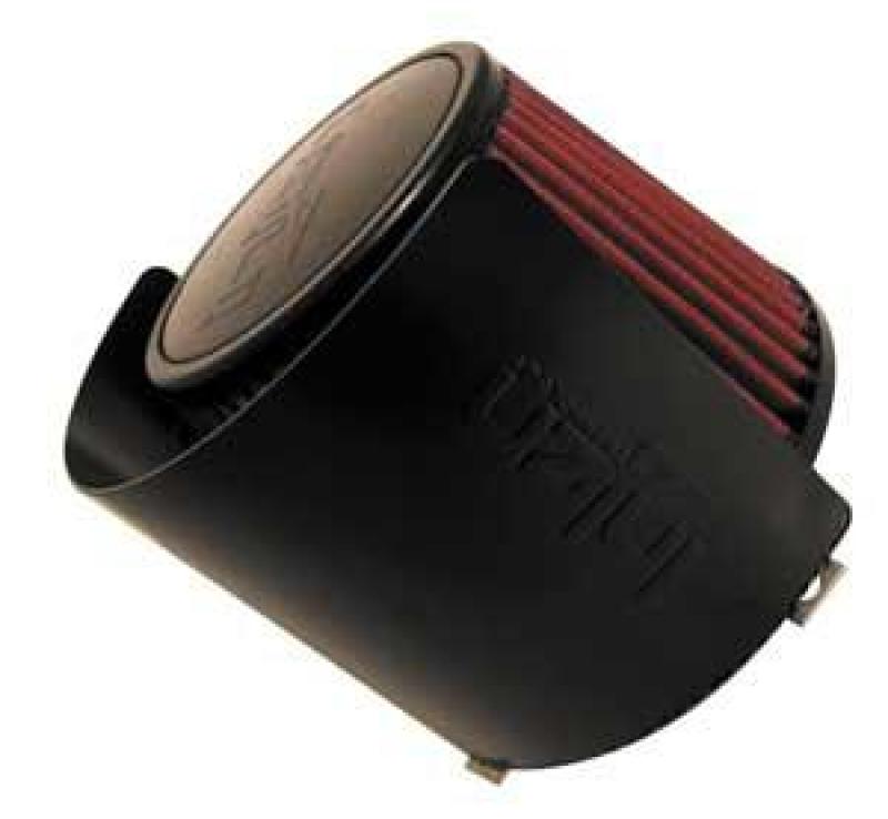 Injen Universal Heat Shield Aluminum Air Filter Fits 3.50 Black HS3500BLK