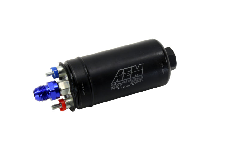 AEM 400LPH High Pressure Flow Fuel Pump -6AN Female Out, -10AN Female Inline - 50-1005