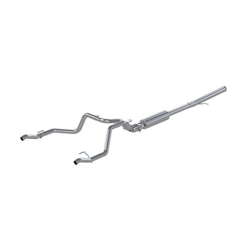MBRP 2.5" Catback Dual Rear Exit 19-Up Chevy Silverado 1500 6.2L Aluminized Steel S5065AL