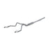 MBRP 2.5" Catback Dual Rear Exit 19-Up Chevy Silverado 1500 6.2L Aluminized Steel S5065AL