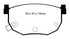 EBC 99-01 Hyundai Elantra 2.0 Yellowstuff Rear Brake Pads