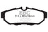 EBC 10-14 Ford Mustang 3.7 Yellowstuff Rear Brake Pads