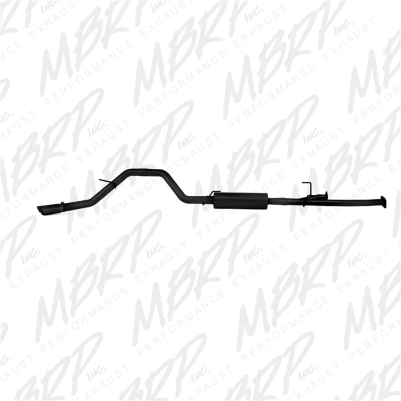 MBRP 3"Cat-Back Single Side Black AL Exh For 09-21 Toyota Tundra5.7L/4.6L EC-Std.& SB/CC-SB S5314BLK