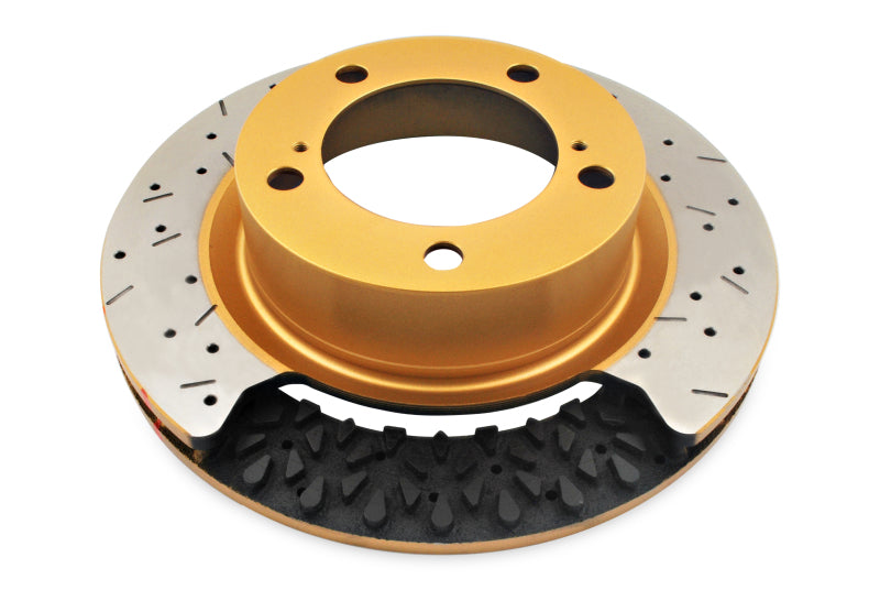 DBA 12+ Subaru/Scion BRZ/FR-S (US Spec)/ 08-13 WRX Rear Cross Drilled Slotted 4000 Series Rotor