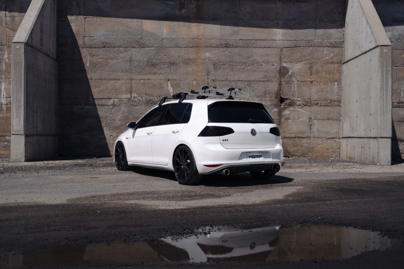 MBRP 3" T304 Cat Back Exhaust, 15-17 VW 2.0L Turbo Golf GTI MK7 w/ Dual Split Rear Exit S46063CF