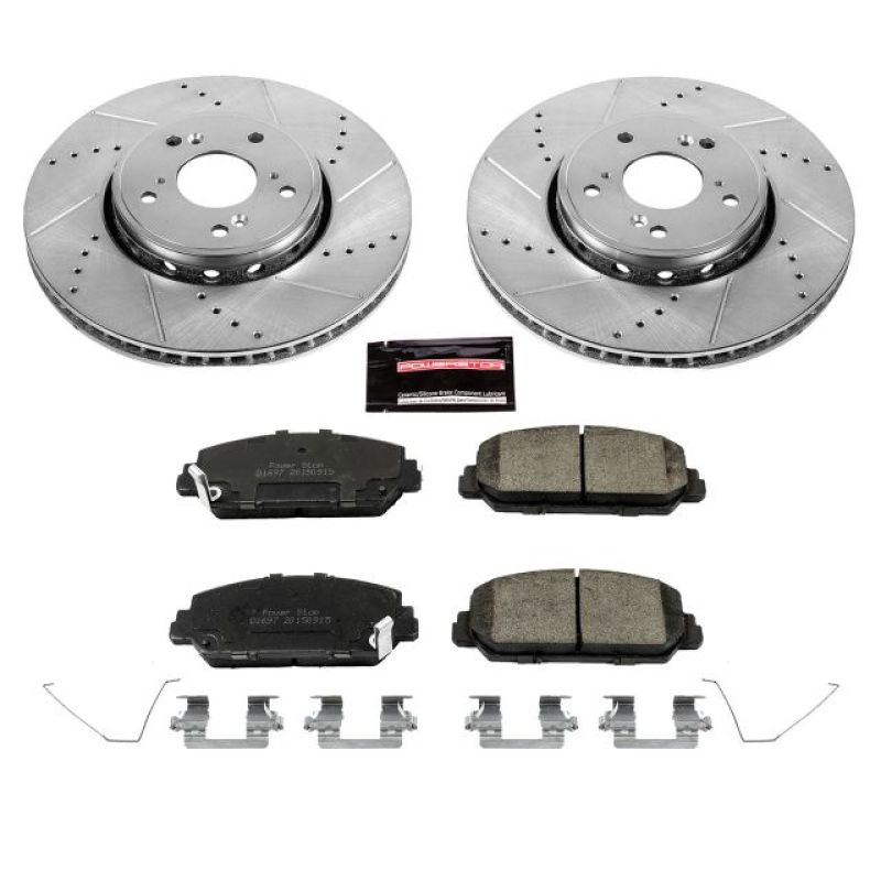 Power Stop 2016 Acura ILX Front Z23 Evolution Sport Brake Kit