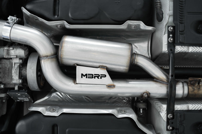 MBRP Single Exit Exhaust Pro Series 15-19 VW Golf R 3" Cat Back w/ Valve Delete S4603304