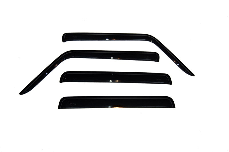 AVS 06-10 Jeep Commander Ventvisor Outside Mount Window Deflectors 4pc - Smoke