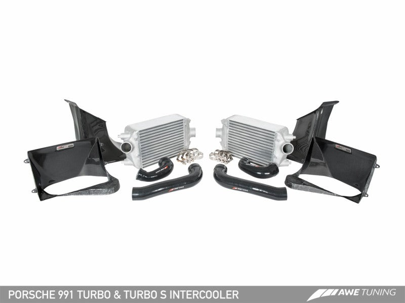 AWE Tuning Performance Intercooler Kit for Porsche 991 (991.2) Turbo/Turbo S 4510-11050