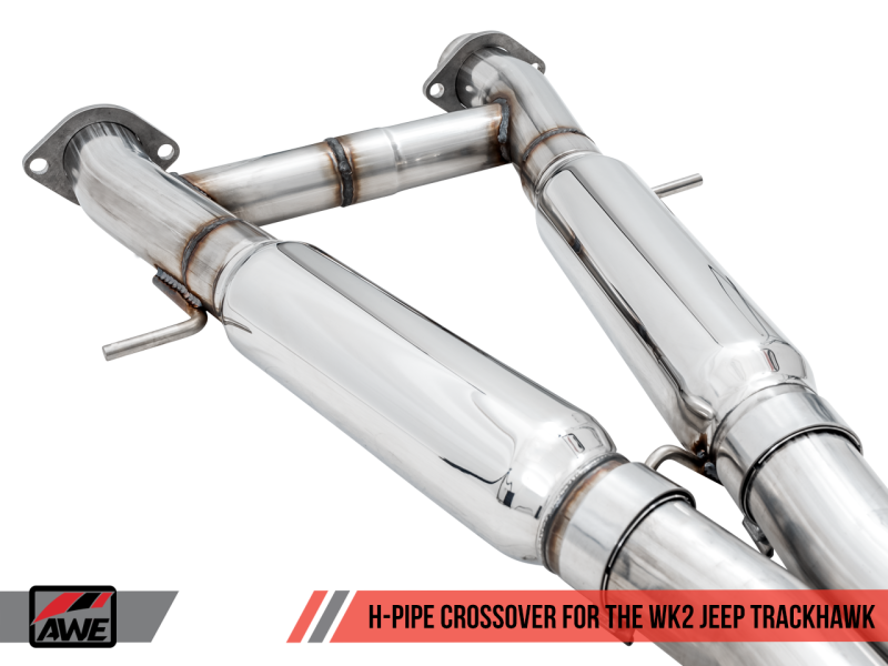 AWE Tuning Touring Edition Exhaust w/Stock Tips For 2020Jeep Grand Cherokee SRT/Trackhawk 3015-31017