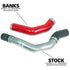 Banks Power Red Powder- Coated Boost Tube Upgrade Kit - Driver Side for 13-18 Ram 6.7L Diesel 25994