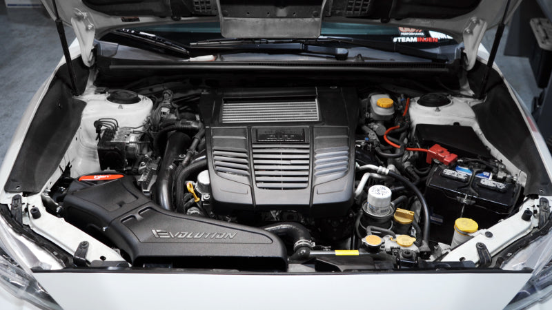 Injen EVOLUTION Cold Air Intake System (Dry Air Filter) For 15-20 Subaru WRX H4-2.0L Turbo - EVO1200
