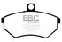EBC 89-93 Volkswagen Corrado 1.8 Supercharged Redstuff Front Brake Pads