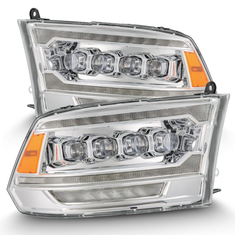 AlphaRex NOVA LED Projector Headlights Plank Style Chrome for 09-18 Ram 2500 880556