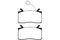 EBC 17-18 Alfa Romeo Giulia Ultimax OEM Replacement Front Brake Pads