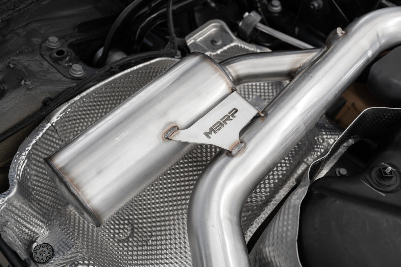 MBRP 3" Cat-Back Exhaust 2.5" Dual Split Rear 2022 VW Golf GTI MK8 w/ Carbon Fiber Tips S46173CF