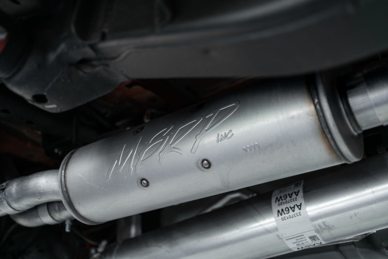 MBRP 2.5" Cat Back, Dual Rear 19-Up Chevy Silverado 1500 6.2L T304 Stainless Steel S5065304