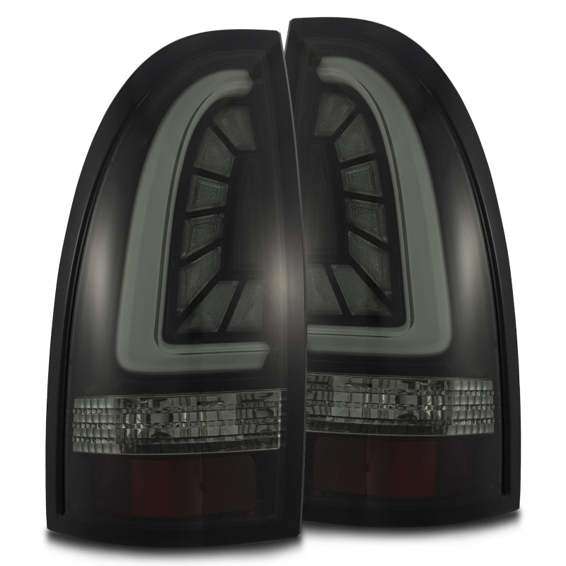 AlphaRex PRO-Series LED Tail Lights Jet Black for 05-15 Toyota Tacoma 680030