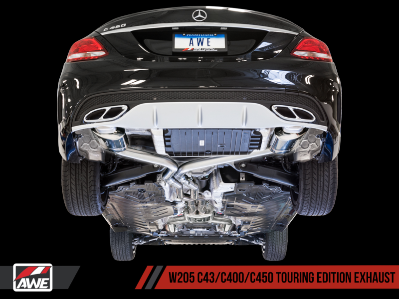 AWE Tuning Touring Edition Exhaust for Mercedes-Benz W205 C450 AMG / C400 3015-31012