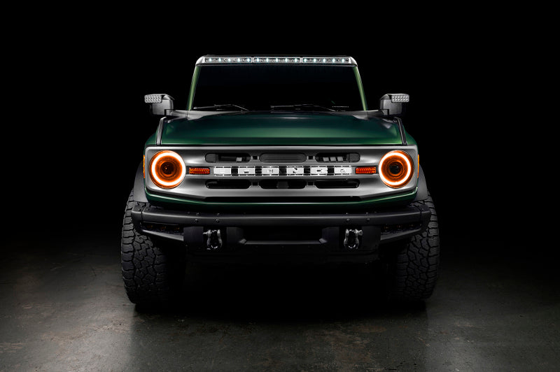 ORACLE Lighting Oculus Amber/White Switchback Bi-LED Projector Headlights for 2021+ Ford Bronco 5886-023