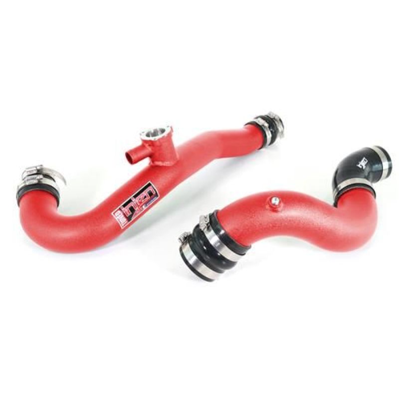 Injen Wrinkle Red SES Intercooler Pipes For 15-23 Ford Mustang L4-2.3L Turbo - SES9200ICPWR