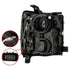 AlphaRex PRO-Series Projector Headlights Plank Style Black for 15-19 Chevy 2500HD 880224