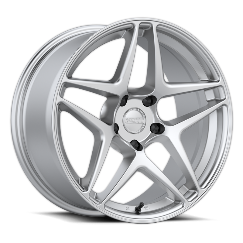 Kansei K15H Astro 18x9.5in / 5x114.3 BP / 22mm Offset / 73.1mm Bore - Hyper Silver Wheel