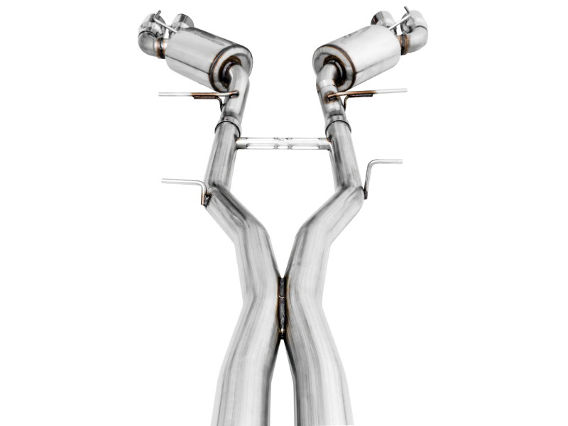 AWE Tuning Touring Edition Cat-Back Exhaust Quad Chrome Silver Tips for Chevy Camaro SS 3015-42092