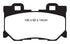 EBC 08-13 Infiniti FX50 5.0 Yellowstuff Rear Brake Pads
