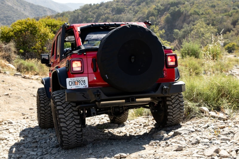 Rampage 2018-2019 Jeep Wrangler(JL) Sport 2-Door Tire Cover w/Camera Slot 37in - Black