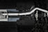 MBRP 3"Cat-Back Dual Split Rear Quad CF Tips Race Profile T304 SS Exhaust For 22+Subaru WRX S48083CF