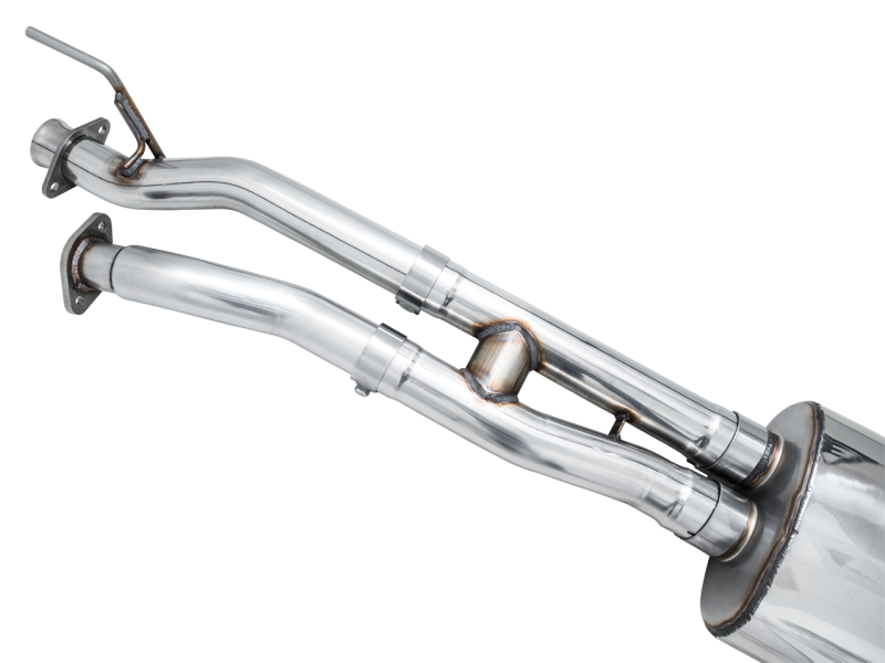 AWE Tuning 0FG Catback Exhaust w/BashGuard Dual Diamond Black Tips for 16-22 Toyota Tacoma 3015-33826