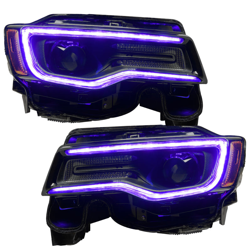 Oracle Lighting Dynamic ColorSHIFT Headlight DRL Upgrade Kit for 114-21 Jeep Grand Cherokee 1284-332