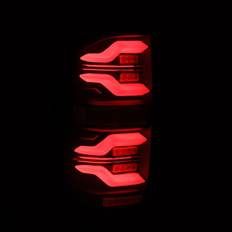 AlphaRex LUXX LED Taillights Alpha Black for 14-21 Toyota Tundra 672030