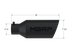 MBRP 7" O.D. Rolled End 4" Inlet 18" Length Black Universal Exhaust Tip - T5126BLK