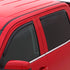 AVS 15-18 Chevy Colorado Crew Cab Ventvisor In-Channel Front & Rear Window Deflectors 4pc - Smoke