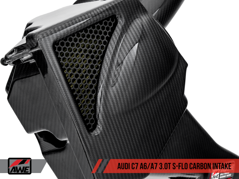 AWE Tuning S-Flo Carbon Intake V2 for Audi C7 A6 / A7 3.0T 2660-15022