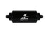 Aeromotive In-Line Filter - (AN-6 Male) 10 Micron Fabric Element Bright Dip Black Finish