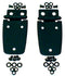 Rugged Ridge 97-06 Jeep Wrangler Black Hood Hinges