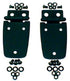 Rugged Ridge 97-06 Jeep Wrangler Black Hood Hinges