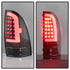 xTune Toyota Tacoma 05-15 Tail Lights - Light Bar LED - Black ALT-ON-TT05-LBLED-BK