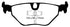 EBC 87-91 BMW M3 2.3 (E30) Yellowstuff Rear Brake Pads
