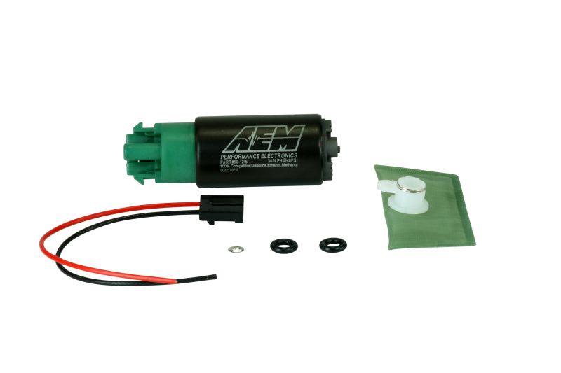AEM 340LPH Ethanol Compatible 65mm High Flow In-Tank Fuel Pump Kit w/ Mounting Hooks - 50-1215