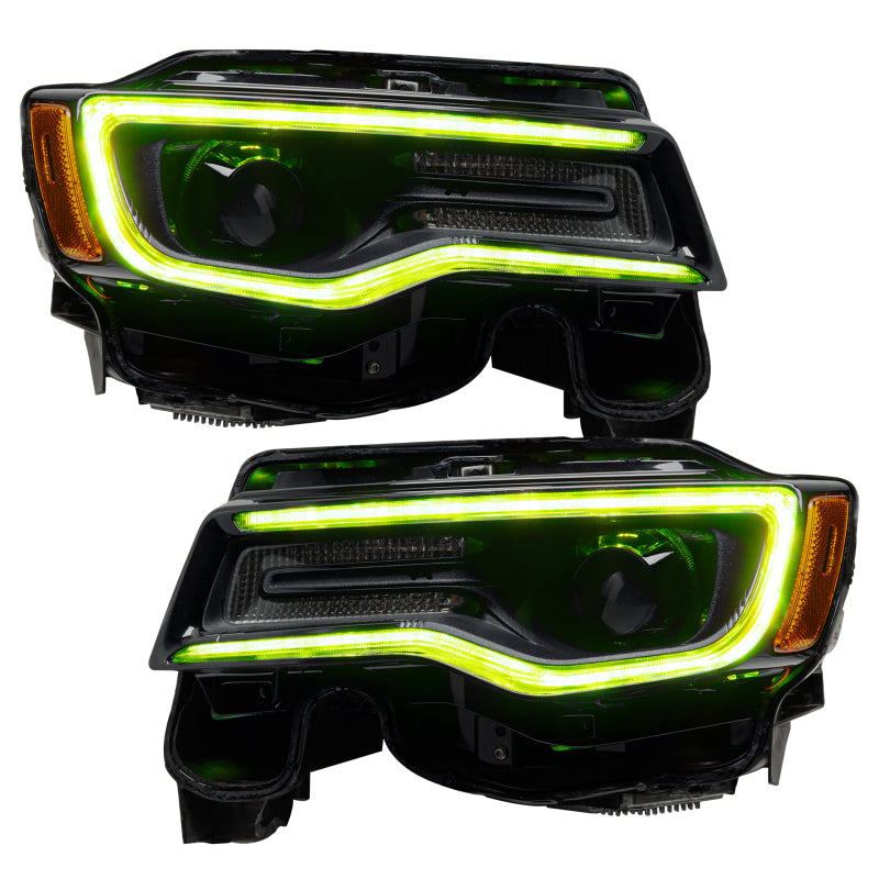 Oracle Lighting Dynamic ColorSHIFT Headlight DRL Upgrade Kit for 114-21 Jeep Grand Cherokee 1284-332