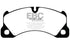 EBC 10+ Porsche Cayenne 3.0 Supercharged Hybrid Yellowstuff Front Brake Pads