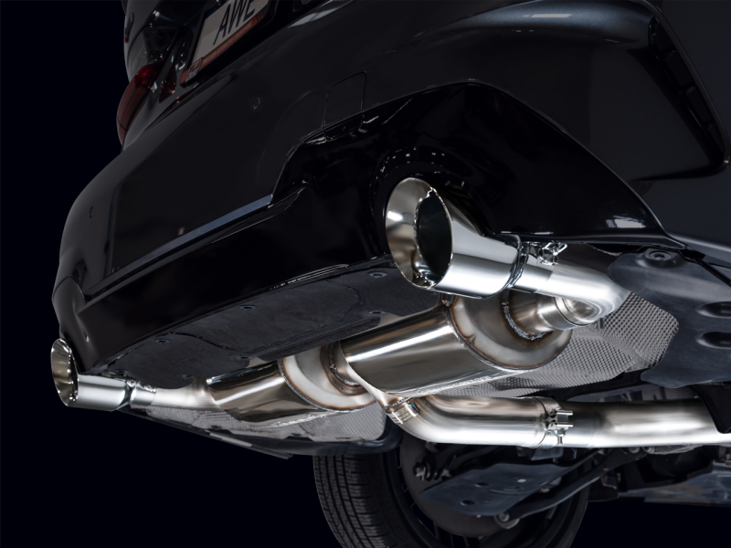 AWE Tuning Touring Edition Chrome Silver Axleback Exhaust for BMW G2X 330i/430i 3015-32429