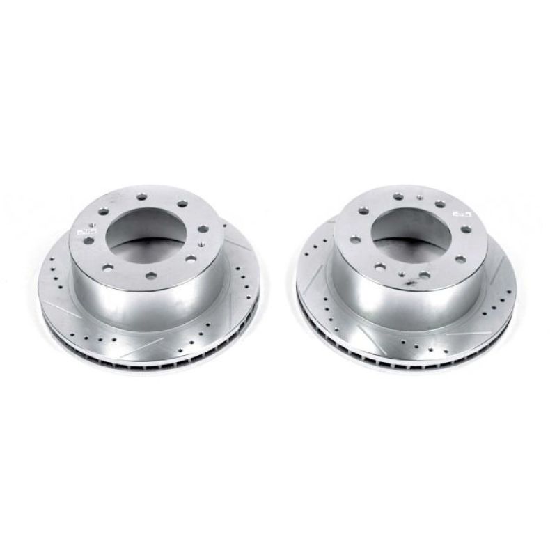 Power Stop 11-20 GMC Sierra 3500 HD Rear Drilled & Slotted Rotor - Pair