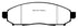 EBC 05+ Nissan Frontier 2.5 2WD Greenstuff Front Brake Pads