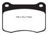 EBC 08+ Lexus IS-F 5.0 Yellowstuff Rear Brake Pads