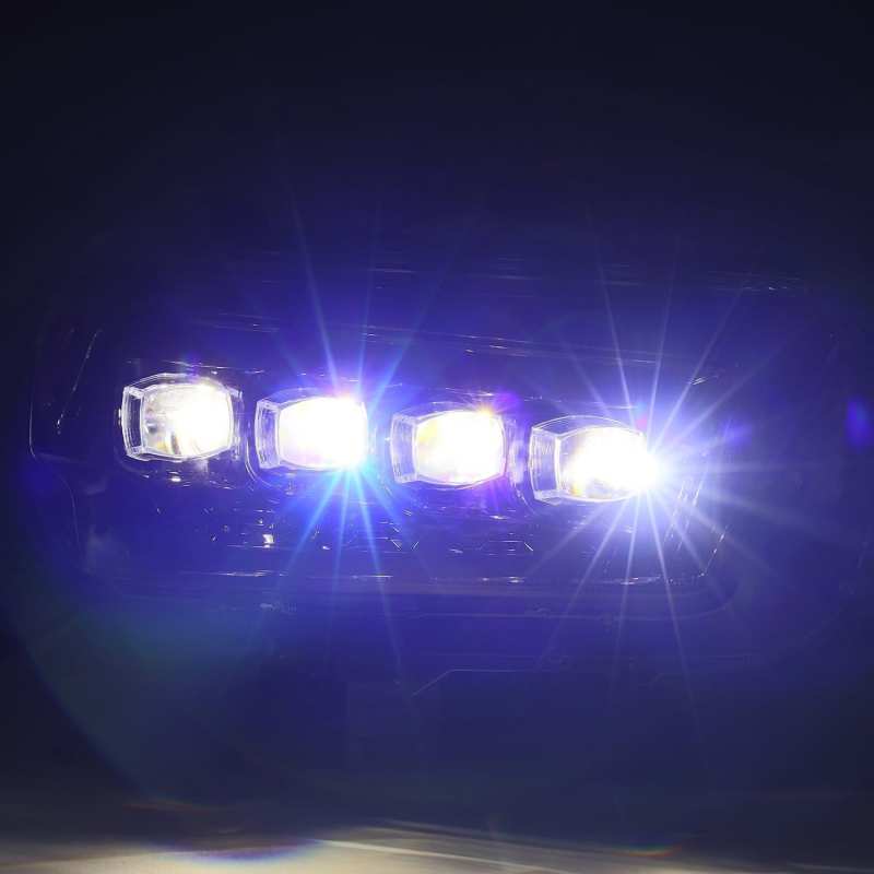 AlphaRex NOVA LED Projector Headlights Plank Style Alpha Black for 10-13 Toyota 4Runner 880758